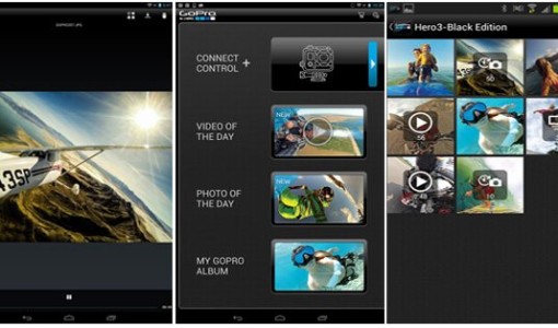 Aplikácia mobil - App GoPro